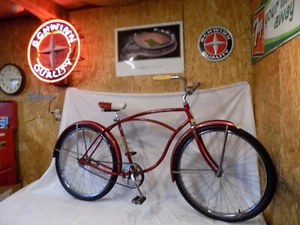 1962 SCHWINN TIGER MENS AMERICAN BICYCLE TYPHOON JAGUAR PANTHER CORVETTE S7 RED - Picture 1 of 24