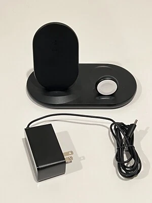 Reloj Belkin Boost Up 3 en 1 Base de Carga Inalámbrica iPhone/Apple - Negro USADO Foto 1 de 3