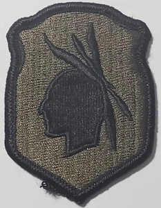 98th INFANTRY DIVISION SUBDUED BDU patch US Army INDIAN UNIFORM MILITARY VTG ORG - Picture 1 of 2