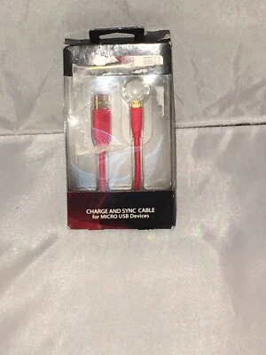 Genuine Rocketfish RF-MCDT2R USB CHARGE AND SYNC CABLE FOR MICRO USB DEVICES - Image 1 of 2