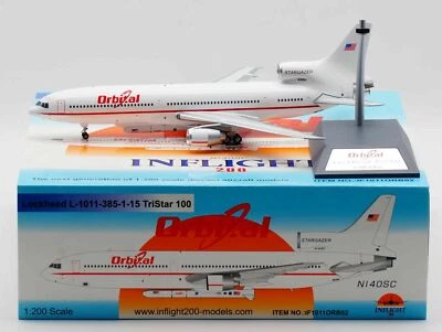 LOCKHEED L-1011, ORBITAL ATK, N140SC WITH STAND - INFLIGHT 200 IF1011ORB02 1/200 - Image 1 of 4
