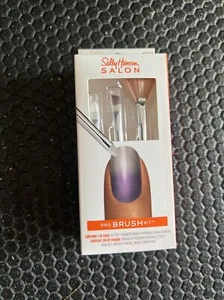 Sally Hansen Nail Salon Pro Tool Kit Fine Nail Art Glitter Gradient Fan Brush￼ - Picture 1 of 3