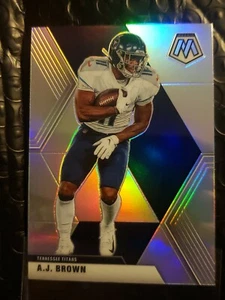 2020 Panini Mosaic Football AJ Brown Silver Prizm Tennessee Titans #190 NFL  - Picture 1 of 11