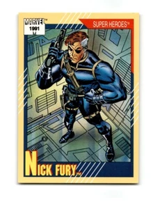 1991 Marvel Trading Card #52 Nick Fury - Picture 1 of 2