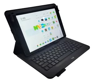 Logitech Universal Folio Case Bluetooth Wireless Keyboard iPad 7 & 8 10.2" Black - Picture 1 of 9