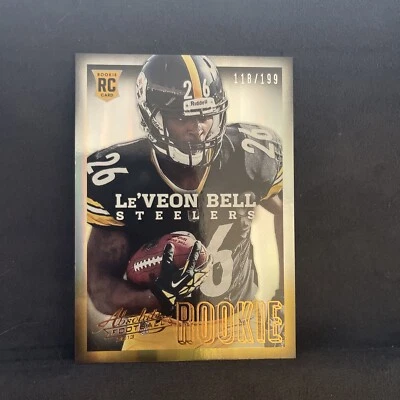 2013 Absolute /199 Le'Veon Bell (Looking Left Eyes Partially Covered) Rookie RC - Image 1 of 2