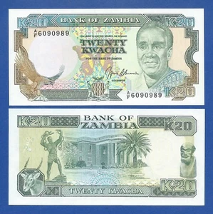 ZAMBIA -- 20 KWACHA ND ( 1989-91 ) -- UNC -- PICK 32b . - Imagen 1 de 1