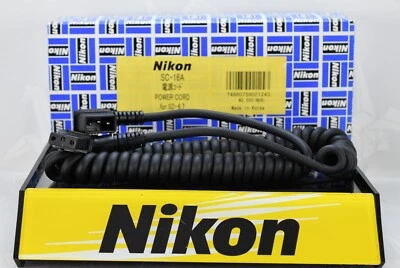 🌸[Unused] Nikon SC-16A Power Cord Genuine for SD-6 SD-7 From Japan - Image 1 of 4