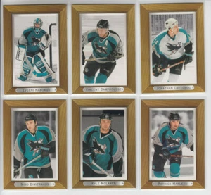03/04 UD Beehive San Jose Sharks Set - Cheechoo McLaren Nabokov Marleau + - Picture 1 of 2