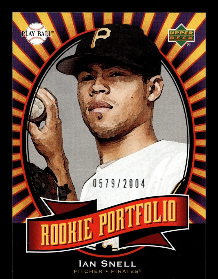 2004 Upper Deck Play Ball Rookie Portfolio Ian Snell #141 Pirates /2004 - Image 1 of 2
