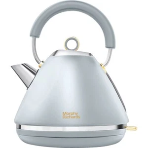 Morphy Richards 102046 Accents Pyramid Ocean Grey Kettle 3100 Watt - Picture 1 of 8