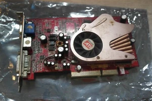 ATI Radeon 9600 XT 256MB 128-bit AGP graphics card DVI VGA S-video - Picture 1 of 5