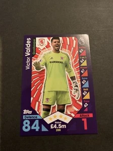 2016/17 Topps Match Attax Card Middlesbrough Victor Valdes #200 - Picture 1 of 2
