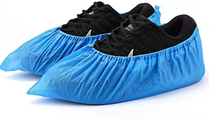 Shoe Covers Disposable Non Slip -100 Pack(50 Pairs) 15.7'' Hygienic Waterproof F - Picture 1 of 12