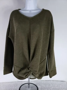 Raw Edge Sweatshirt Damen Gr. LG USA Fitnessstudio Athleisure Tanz Coverup Komfort Freizeit - Bild 1 von 11