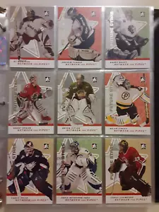 06/07 ITG Between the Pipes Base Set/The Mask IV INSERT Mask Set w/ Wrapper - Picture 1 of 12