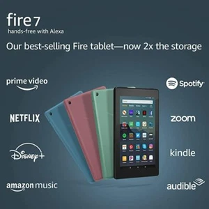 Tablet Fire 7 (7" display, 16 GB) - Black - Picture 1 of 7