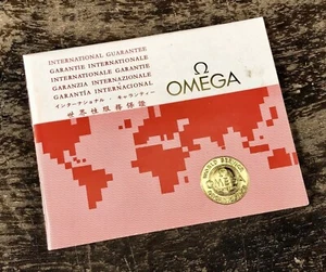 Omega Vintage Garantie Zertifikat Booklet 1980 Chronograph Stahl Speedmaster - Bild 1 von 9