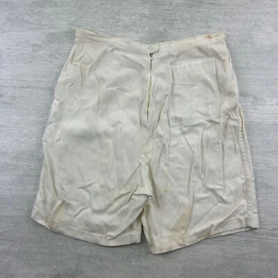 Shorts esportivo feminino vintage anos 50 Catalina tamanho 18 branco - Imagem 1 de 4