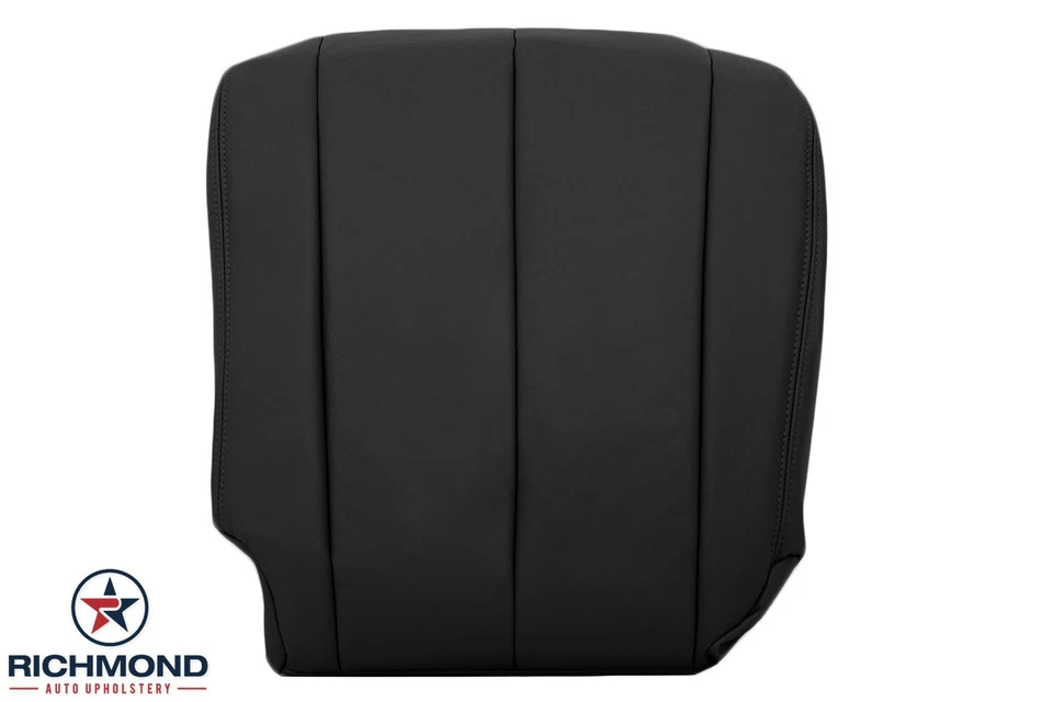 Capa de assento de couro preta de substituição inferior lateral do motorista Nissan Murano 2004 - Imagem 1 de 4