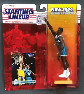 ALONZO MOURNING 🏀 Charlotte Hornets Kenner Startaufstellung SLU 1994 Neu in OVP - Bild 1 von 5