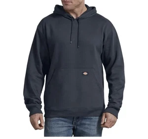 Dickies Hoodie Men’s Large Dark Navy Pullover Midweight Fleece Sweatshirt BNWT - Picture 1 of 2