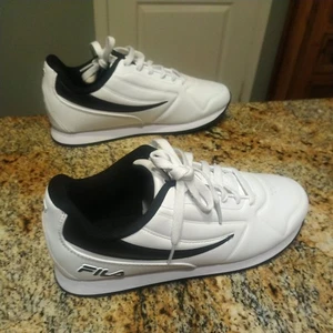 Seltene Fila 5DM00008-120 Damen-Sneaker weiß/schwarz Schuhe US 8,5 - Bild 1 von 12