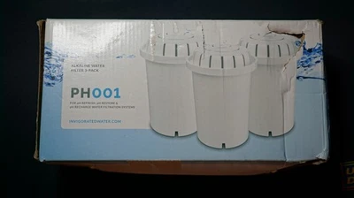 PH001 - White Alkaline Water Filter – Replacement Invigorated Water Expire 4/28 - Image 1 of 4