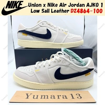 Union x Nike Air Jordan AJKO 1 couro vela baixa DZ4864-100 tamanho masculino - Imagem 1 de 4