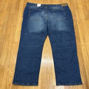 Pantalones de mezclilla True Craft para hombre grandes y altos de pierna cónica atléticos flexibles 48x30 nuevos con etiquetas - Imagen 1 de 21