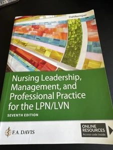 Nursing Leadership, Management, and Professional Practice for the LPN/LVN by... - Imagen 1 de 1