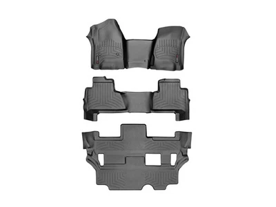 Forro de piso WeatherTech para Chevrolet Tahoe 2015-2020 - Juego completo, negro Foto 1 de 4