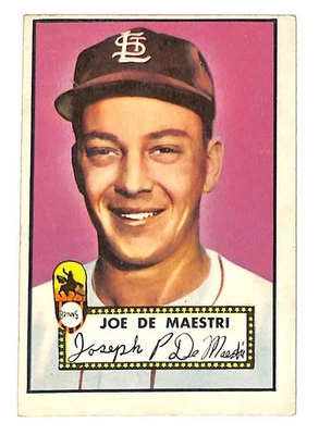 1952 Topps #286 Joe De Maestri ExMt - Image 1 of 2