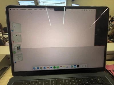 mac book air m2 256 gb apple 13 pollici 8gb di memoria compatta - Immagine 1 di 3