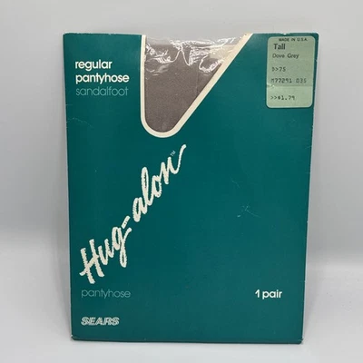 Nuevas pantimedias vintage Sears Hug-alon sandalia marfil altas Foto 1 de 4