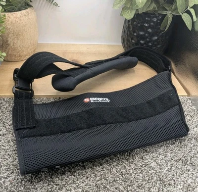 BREG Slingshot 2 Arm Shoulder Sling Support Size Medium - SLING ONLY - Black - Image 1 of 4