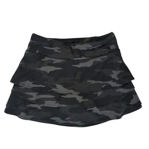 Athleta Girl Camo Lux Print Swing Skort Athletic Skirt Girls Size 12 532298 - Picture 1 of 6