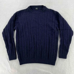 Boss Hugo Boss Herren Sweatshirt Strick Blau Rundhals Langarm Gr. 50 - Bild 1 von 10