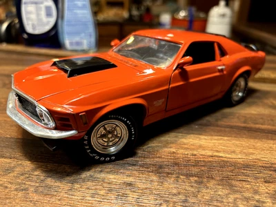 Ford Boss 429 Mustang fundido em escala 1/18 ERTL American Muscle 1970  - Imagem 1 de 4