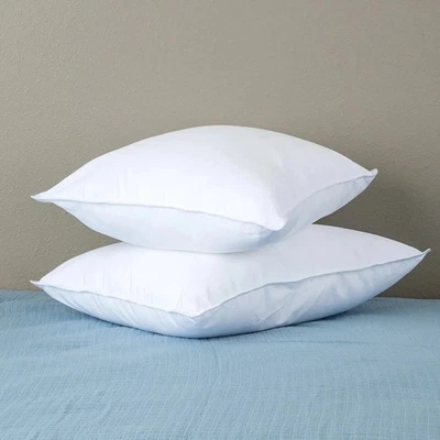 THE NIGHTS Duck Feather & Down Pillows Pillow Extra Filled Hotel Quality Pack of 2