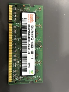 Lot 26 Hynix 1GB 2Rx16 PC2-6400S-666-12 HYMP125S64CR6-S6 AB-C Memory RAM - Picture 1 of 12