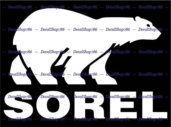 SOREL Footwear - Hunting/Outdoor Sports - Car Vinyl Die-Cut Peel N' Stick Decals