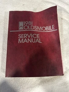 1981 Oldsmobile Factory Service Shop Manual Original - Picture 1 of 7