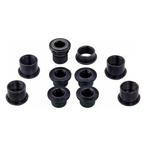 SRAM Spare Crank Chainring Bolt Ki Red Quarq Hidden Bolt 5-Arm Steel Black - Picture 1 of 7