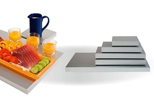 Kühlplatte Kühl Servierplatte Thermo Buffetplatte eckig + rund GN Größen Bankett - Bild 1 von 7