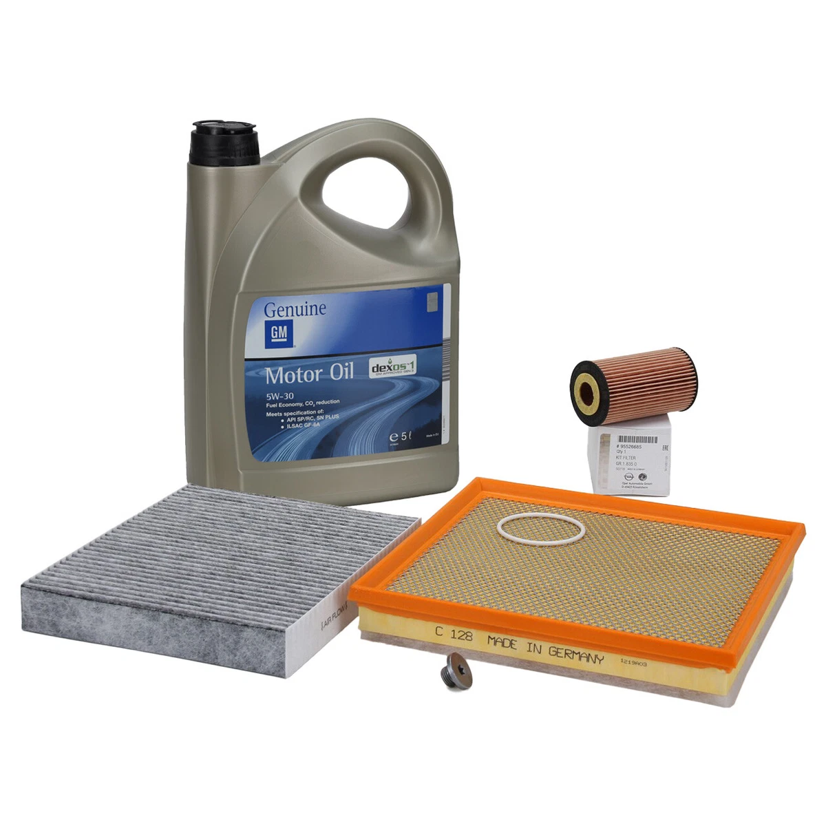 Komplettes Ölwechsel-Set Mit 5W30 Dexos2 Öl Und Filter – Passend Für Vectra C, Insignia, Astra J & Mehr
