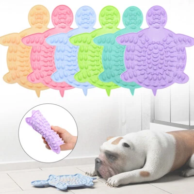 Pet Dogs Cats Lick Pad Slower Feeder Mat Training Supplie Silicone Sucker - Image 1 of 4