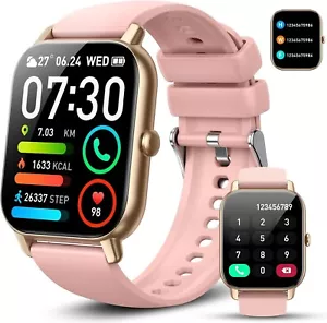 2025 Smart Watch For Men/Women, Waterproof Smartwatch Bluetooth Samsung iPhone - Picture 1 of 51
