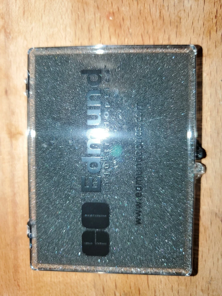 Edmund Optics microscope stage micrometer slide 10mm/100div - Image 1 of 3