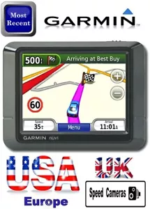 GARMIN 205-55 SAT NAV 2024 USA UK NORTH EUROPE 2024 SPEED CAMERAS - Picture 1 of 24